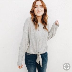 ❌SOLD❌NWT “Patton” Gray Sweater